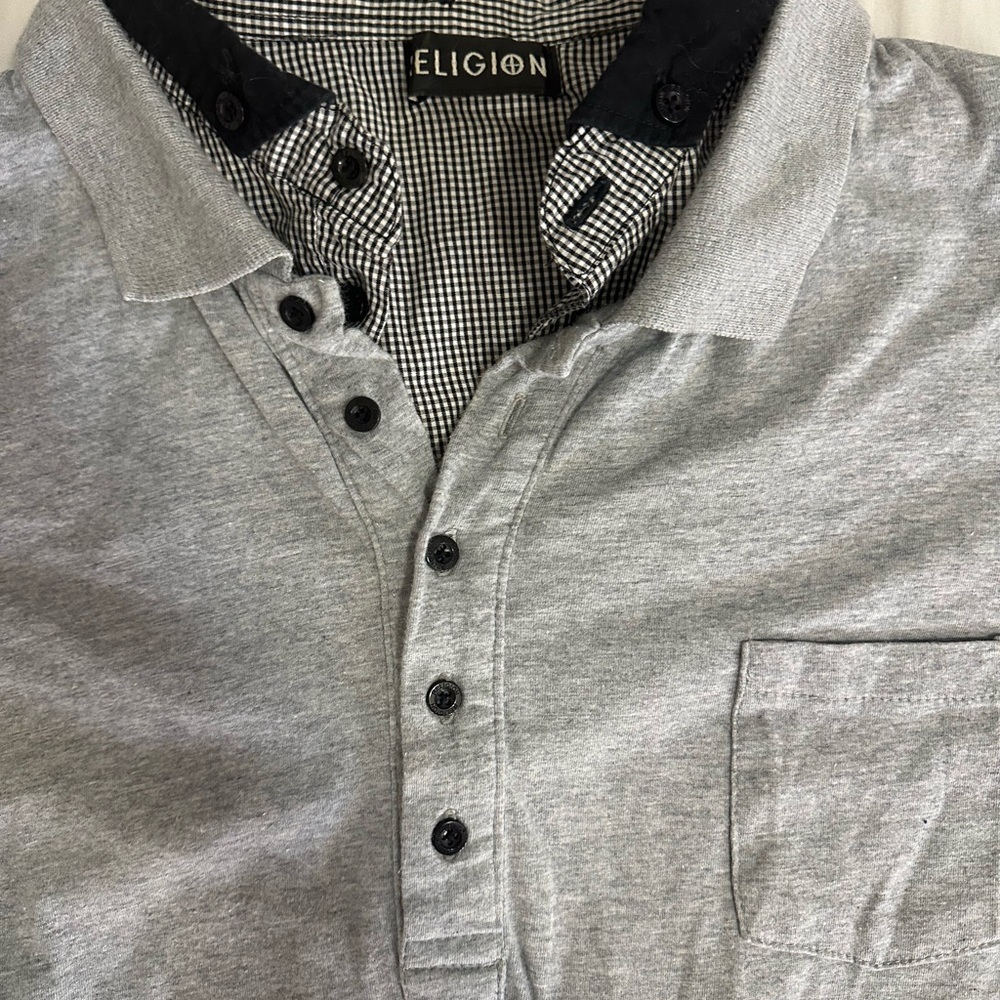 Stylish Gray Polo Shirt - Picture 2 of 5